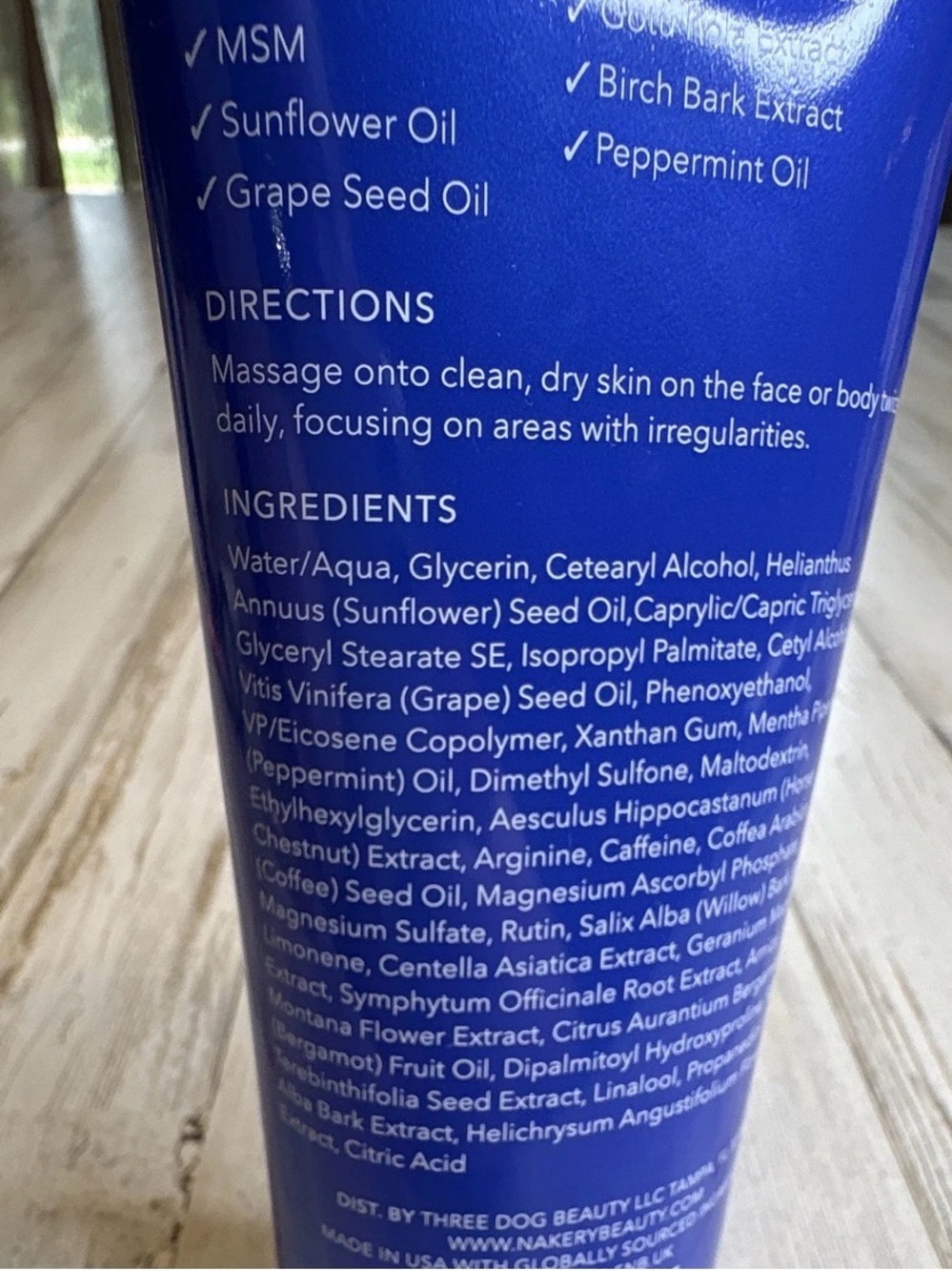 Nakery Beauty SkinRecovery Make It Vanish Power Cream Fast Absorbing 6.76 oz - Picture 7 of 11